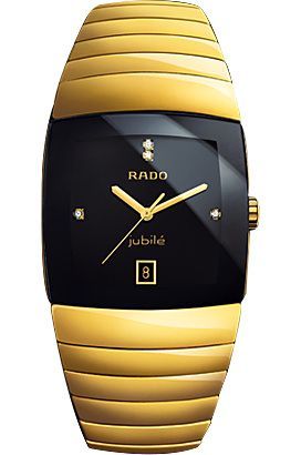 Rado Sintra  Black Dial 35 mm Quartz Watch For Men - 1
