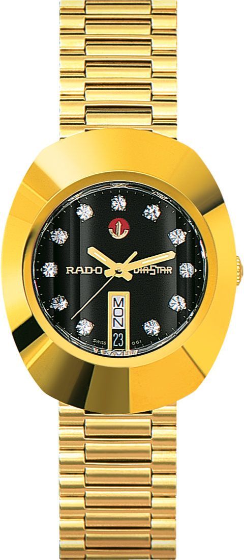 Rado DiaStar Original  Black Dial 35 mm Automatic Watch For Men - 1