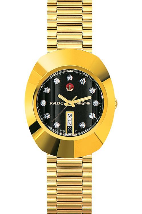 rado gold watch