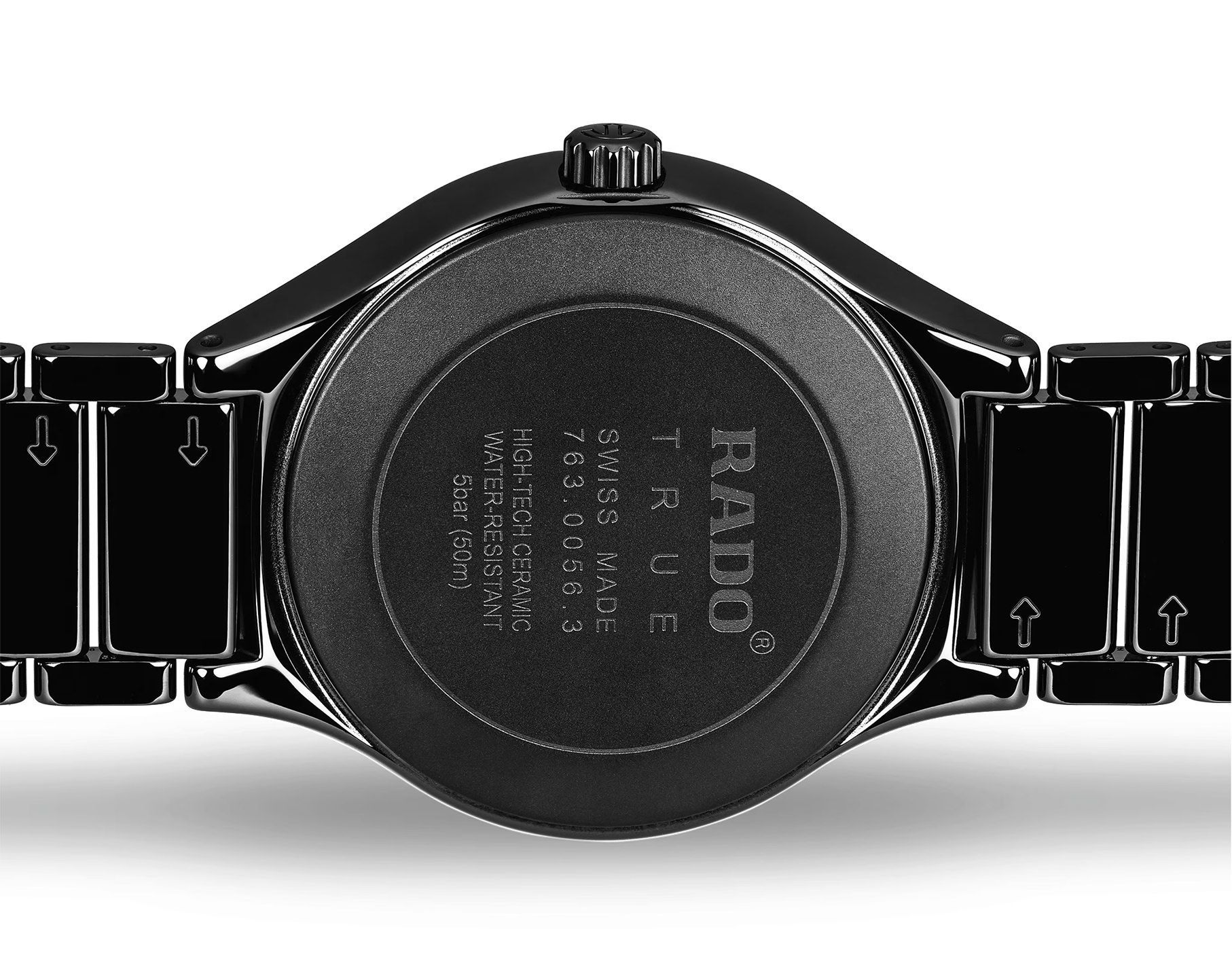 Rado True Round  Black Dial 40 mm Automatic Watch For Men - 3