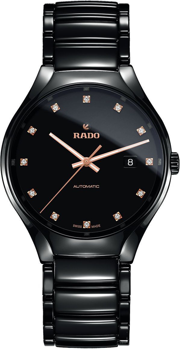 Rado True Round  Black Dial 40 mm Automatic Watch For Men - 1