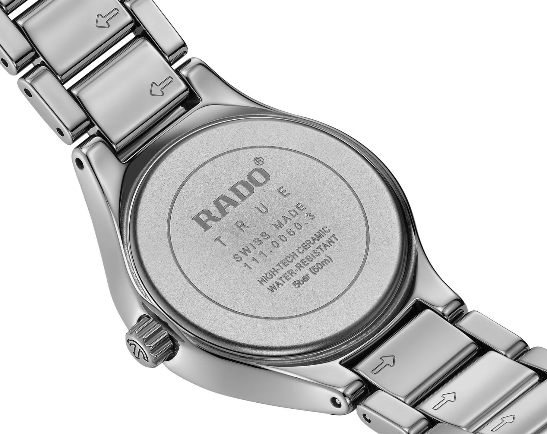 Rado True Round  Green Dial 30 mm Quartz Watch For Women - 4