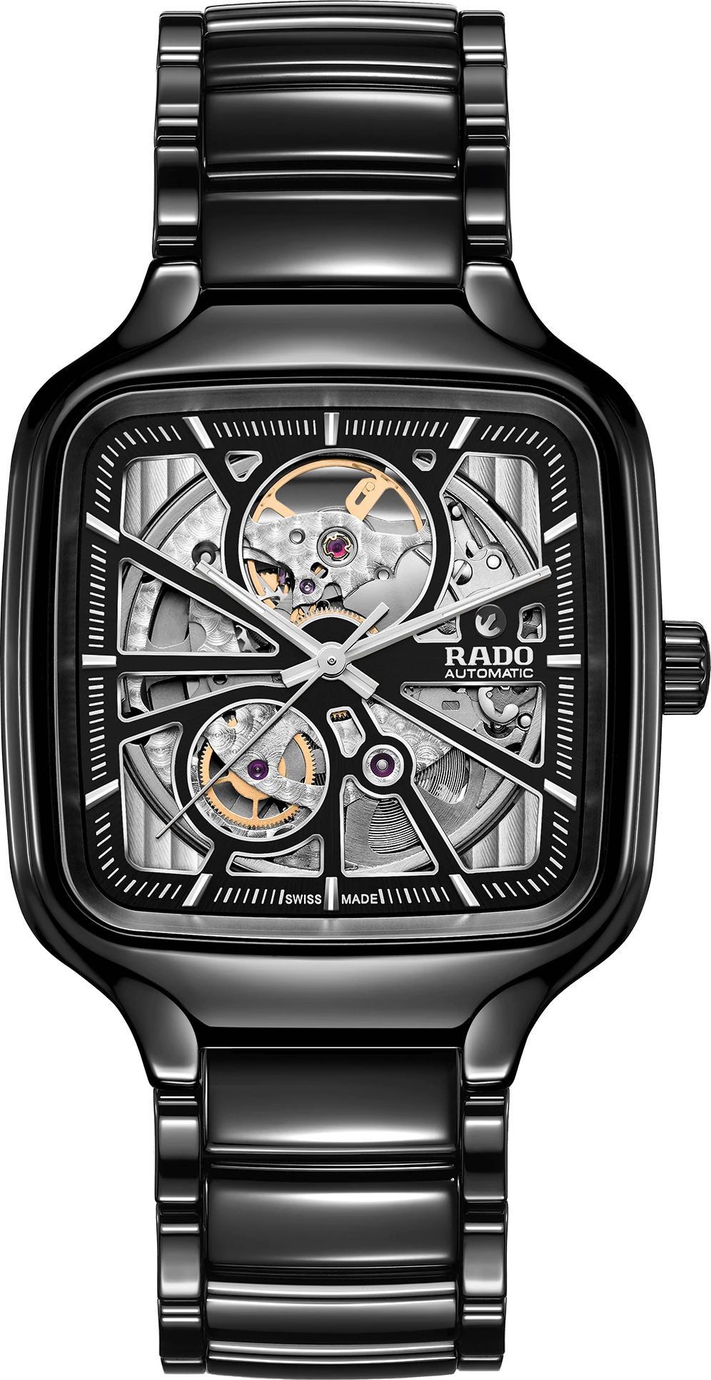 Rado True Square  Skeleton Dial 38 mm Automatic Watch For Unisex - 1
