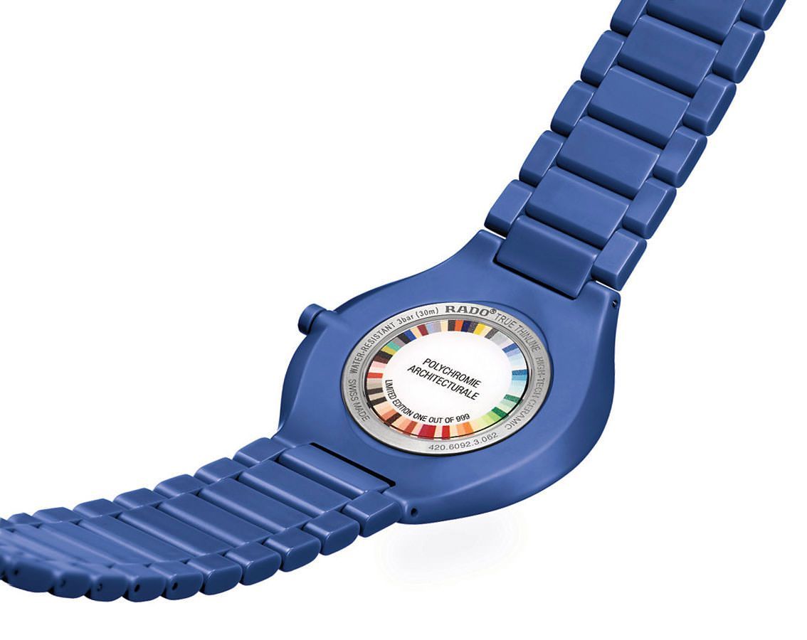 Rado  39 mm Watch in Blue Dial For Unisex - 4