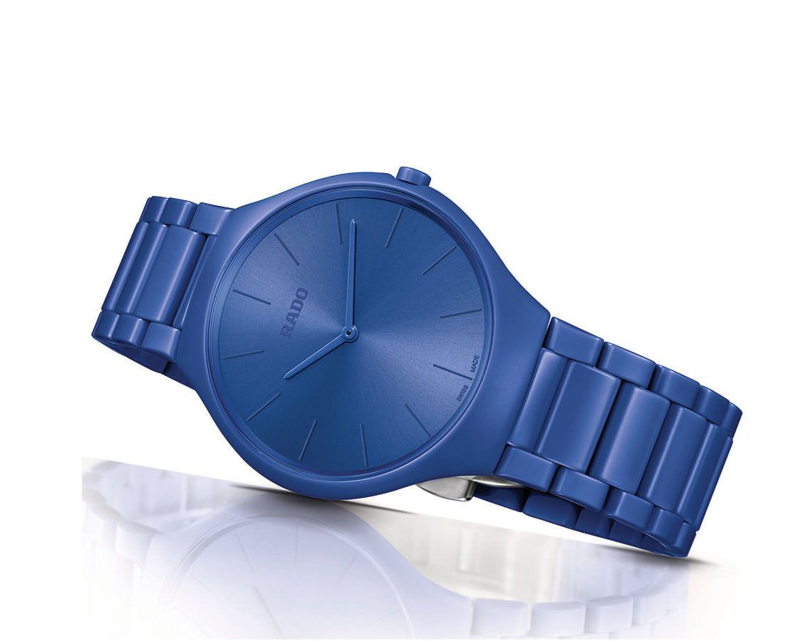 Rado  39 mm Watch in Blue Dial For Unisex - 5