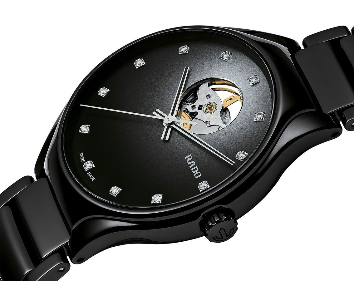 Rado True Round  Black Dial 40 mm Automatic Watch For Unisex - 2