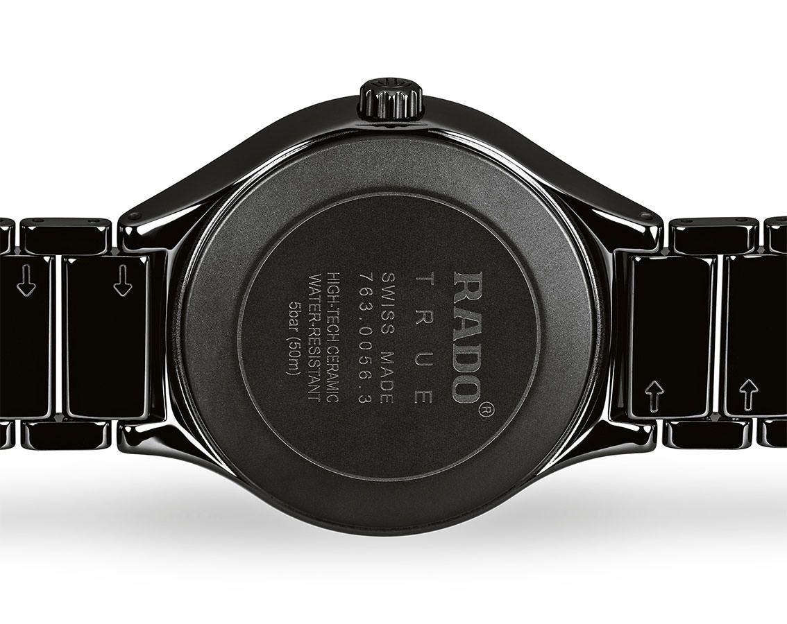 Rado True Round  Black Dial 40 mm Quartz Watch For Men - 2