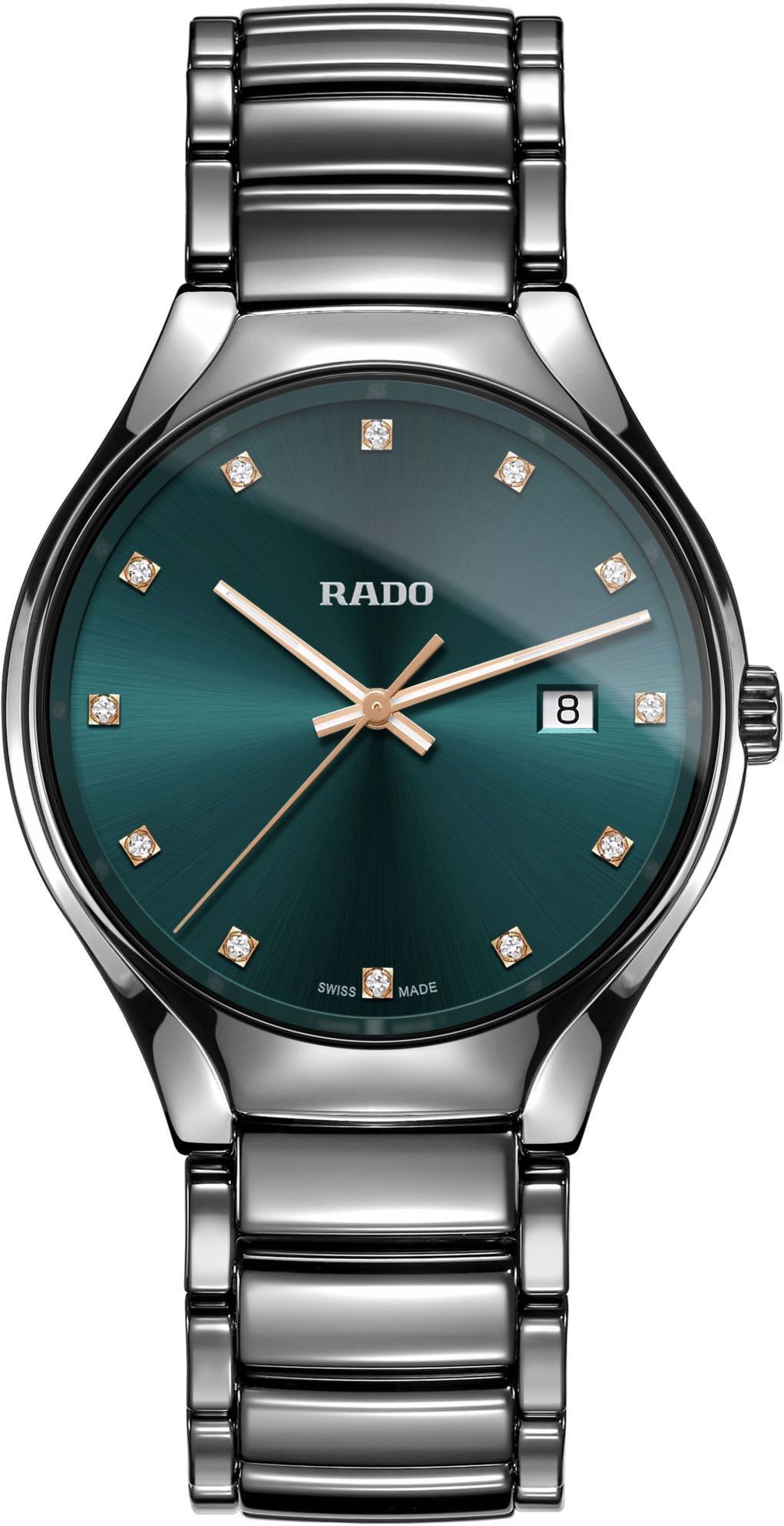 Rado True Round  Blue Dial 40 mm Quartz Watch For Unisex - 1
