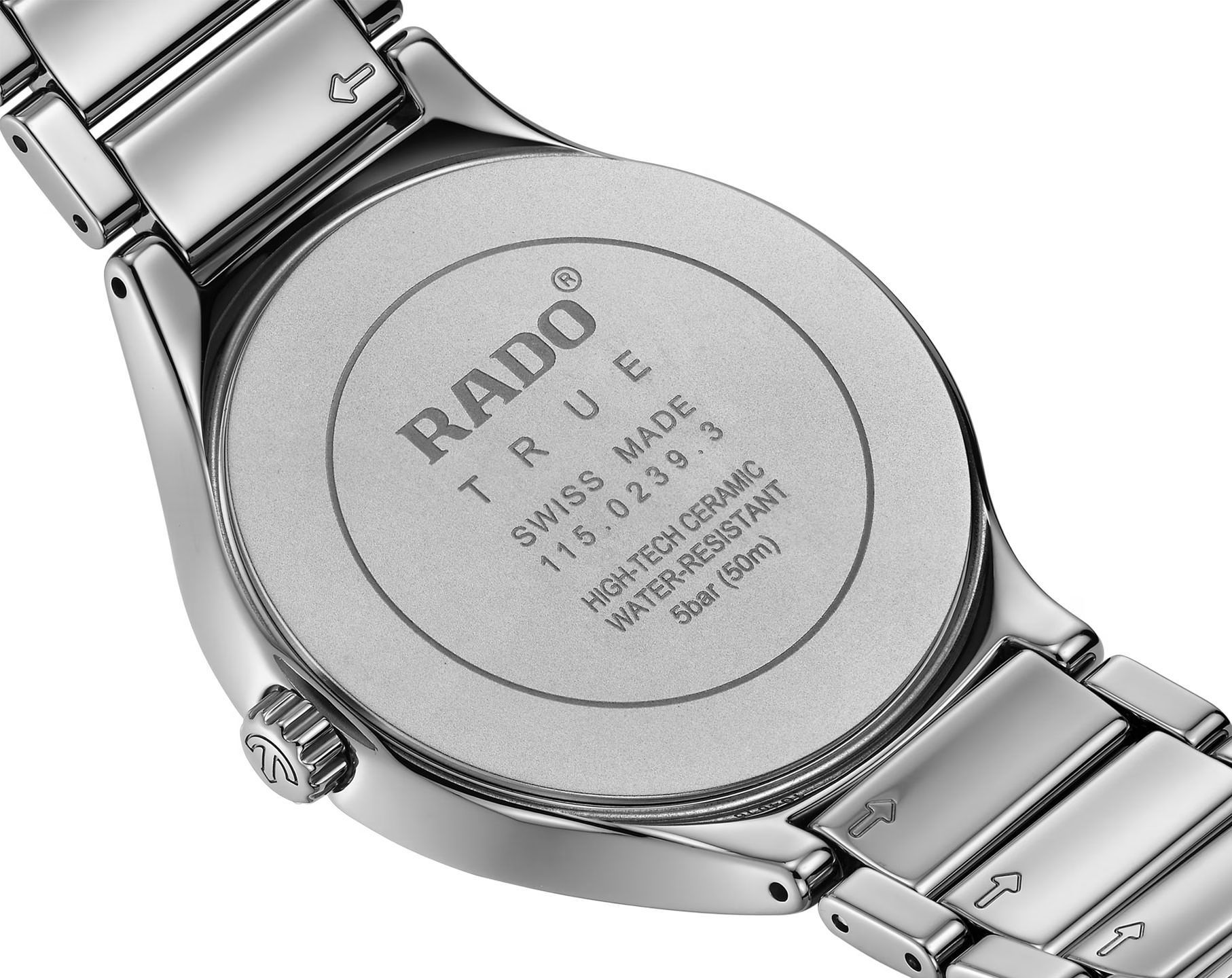 Rado True Round  Blue Dial 40 mm Quartz Watch For Unisex - 4
