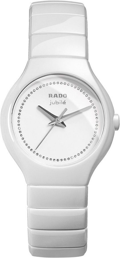 Rado True Round  White Dial 27 mm Quartz Watch For Women - 1