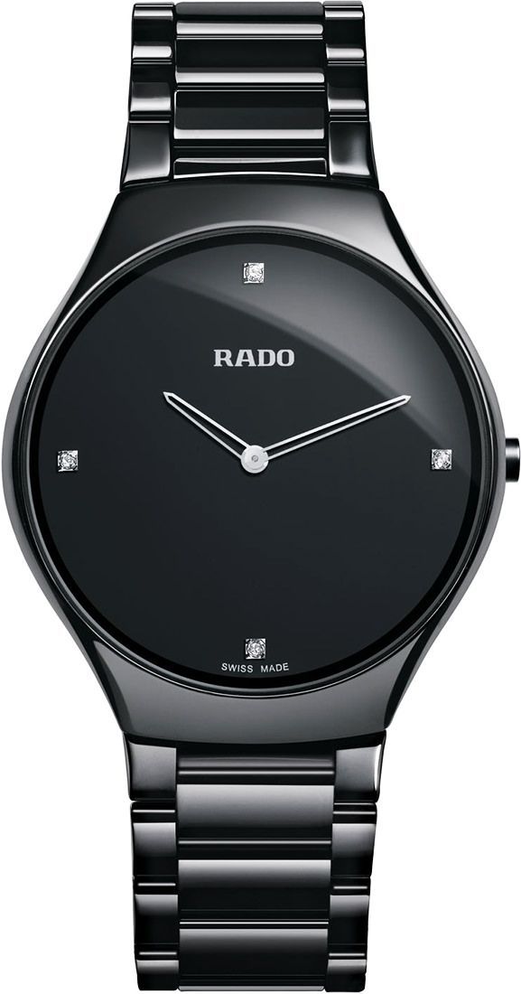 Rado  39 mm Watch in Black Dial For Men - 1