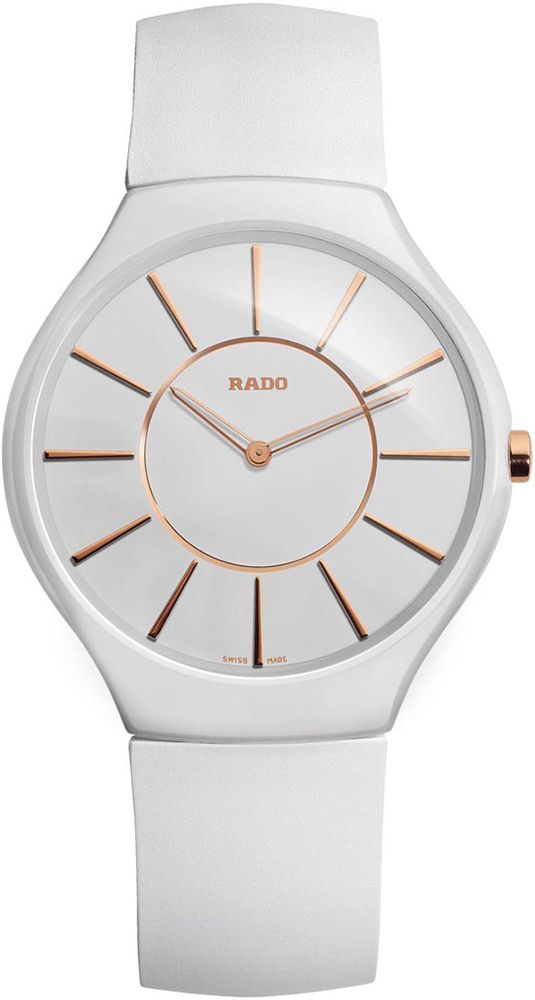 Rado True Thinline  White Dial 39 mm Quartz Watch For Men - 1