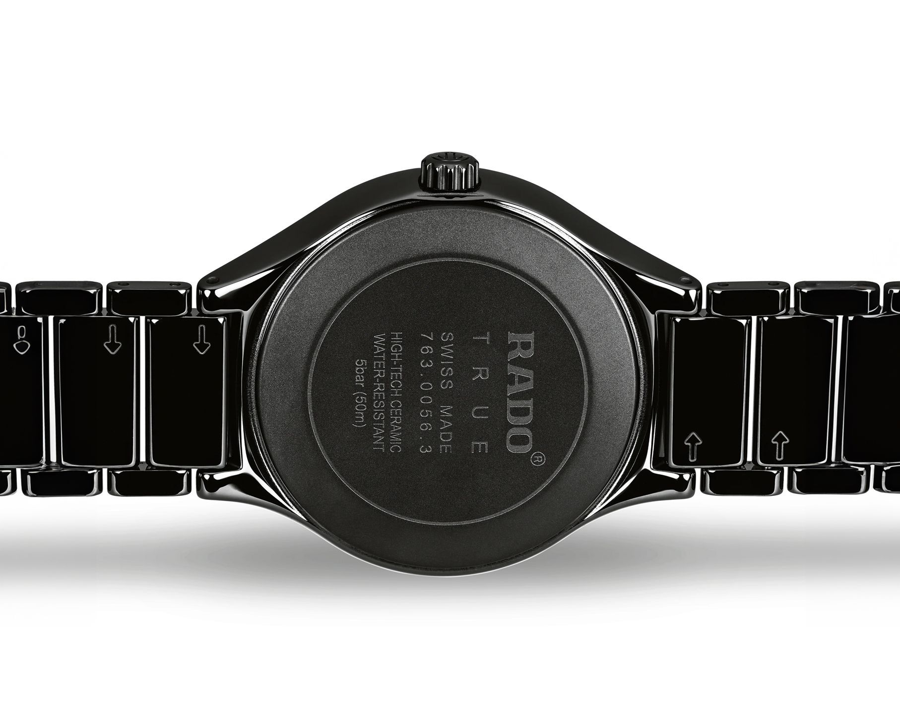 Rado True Round  Black Dial 40 mm Automatic Watch For Men - 3