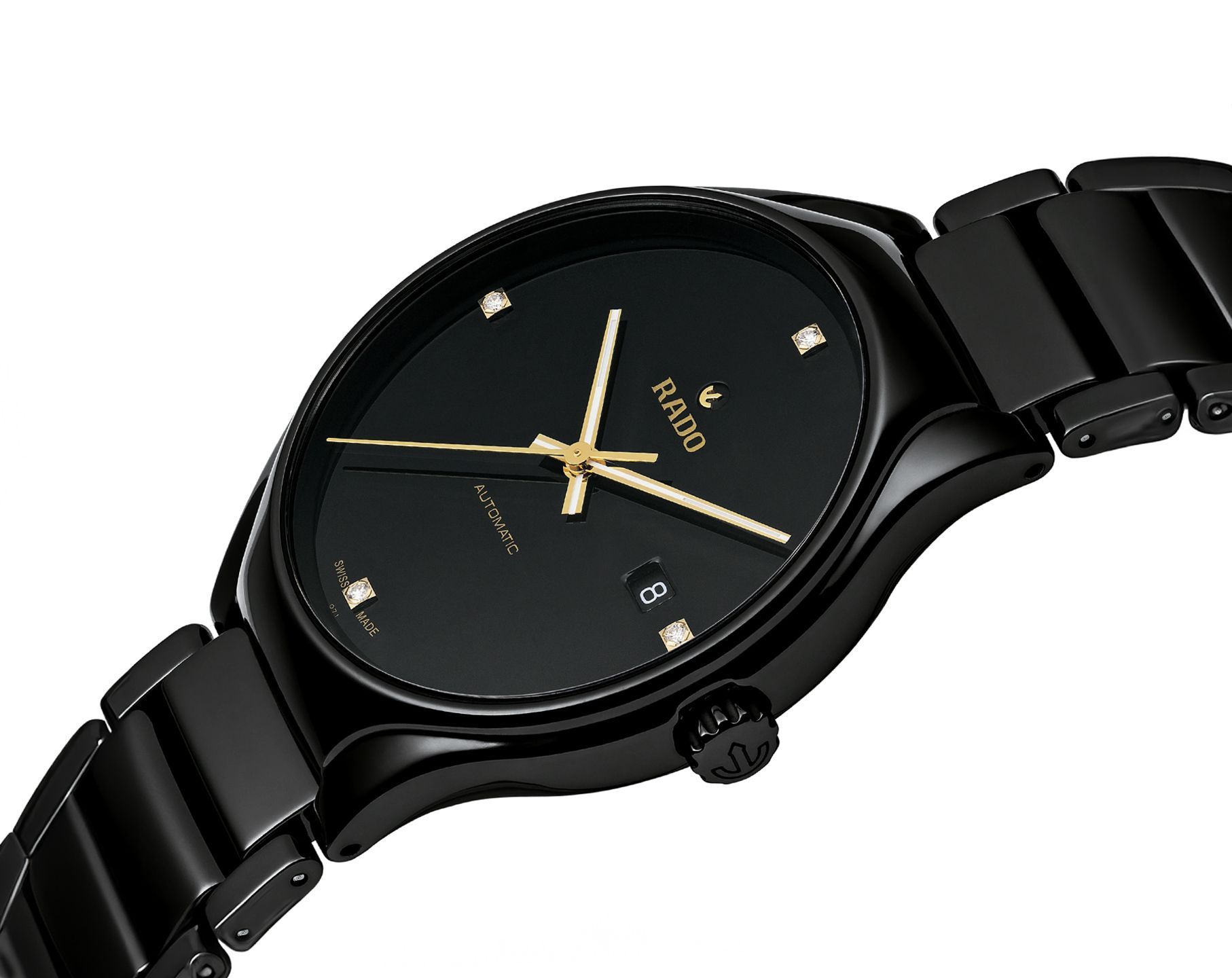 Rado True Round  Black Dial 40 mm Automatic Watch For Men - 5