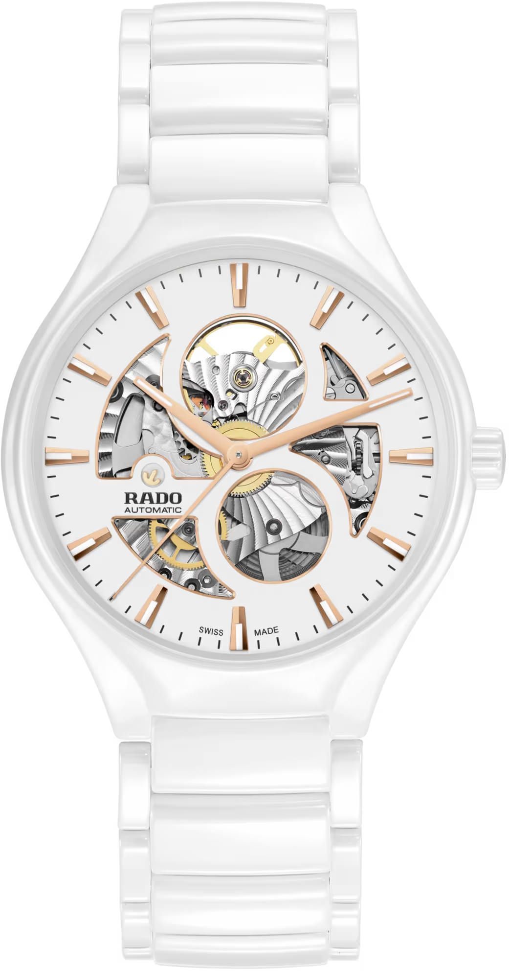 Rado True Round  White Dial 40 mm Automatic Watch For Unisex - 1