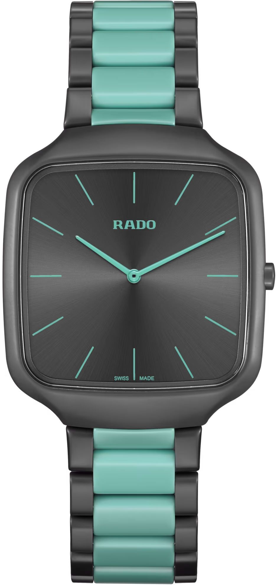 Rado True Square  Grey Dial 37 mm Quartz Watch For Unisex - 1