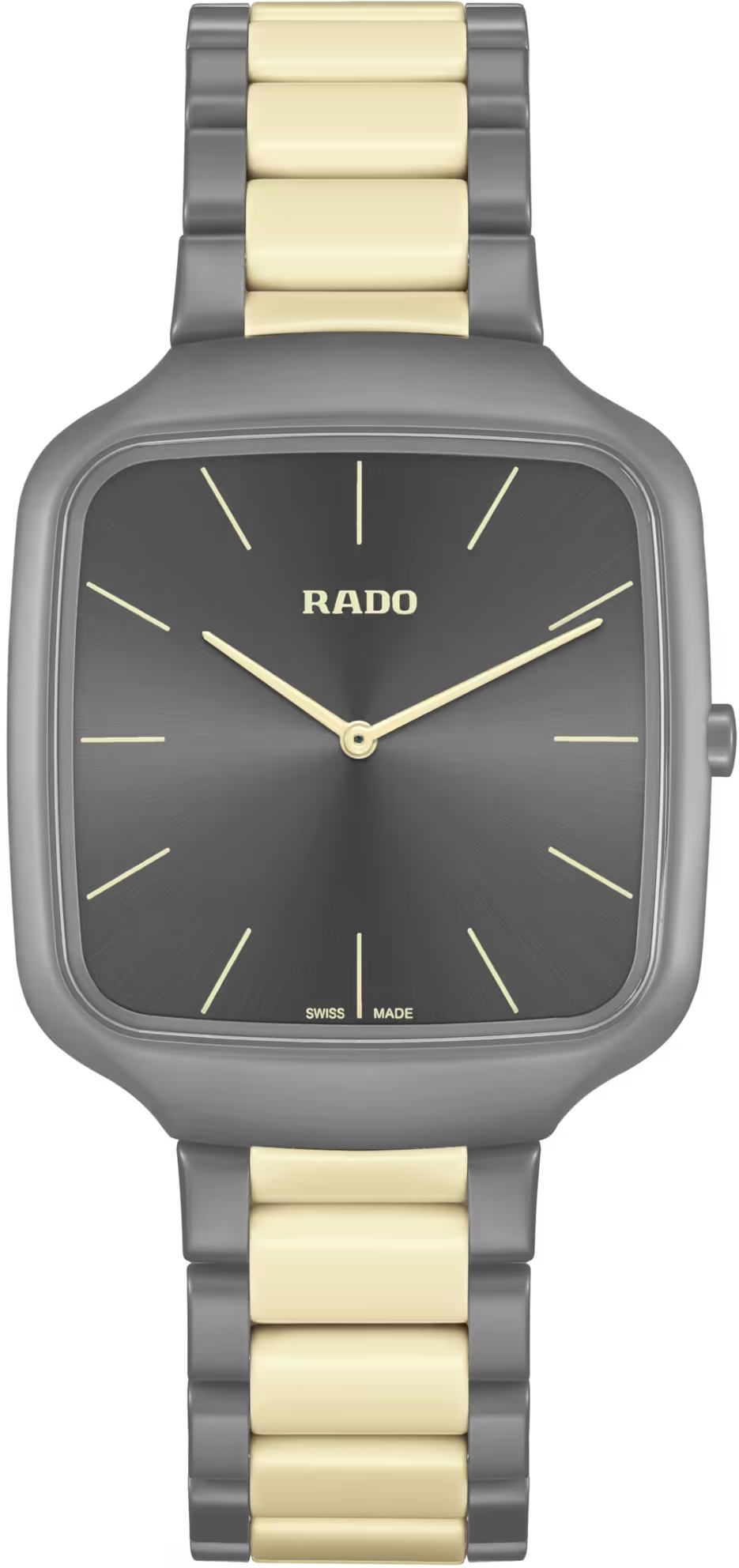 Rado True Square  Grey Dial 37 mm Quartz Watch For Unisex - 1