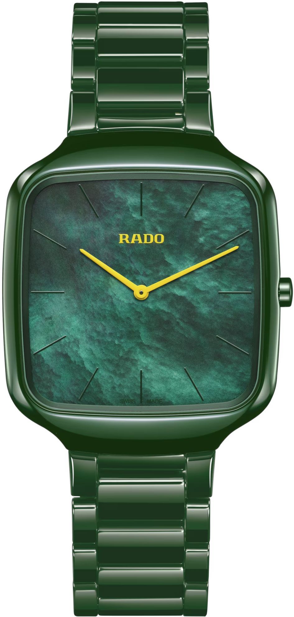 Rado True Square  Green MOP Dial 37 mm Quartz Watch For Unisex - 1