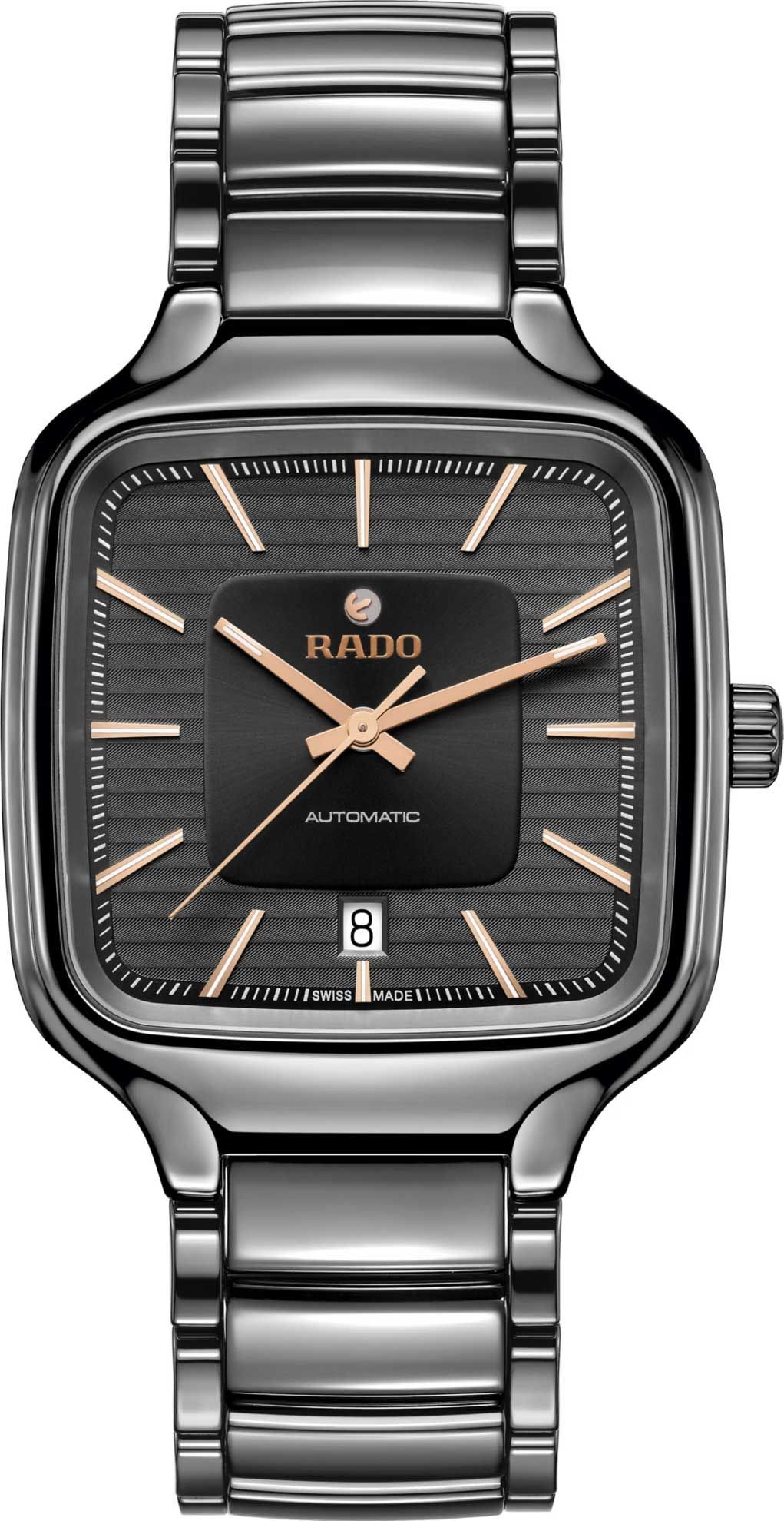 Rado True Square  Grey Dial 38 mm Automatic Watch For Unisex - 1