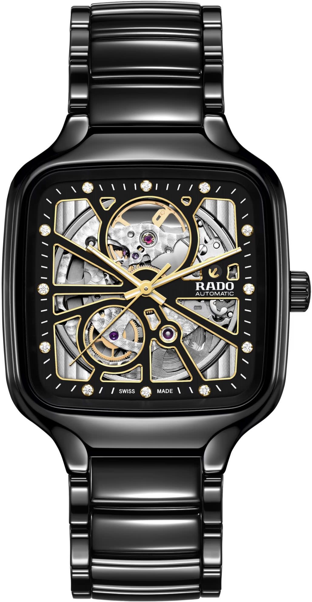 Rado True Square  Skeleton Dial 38 mm Automatic Watch For Unisex - 1