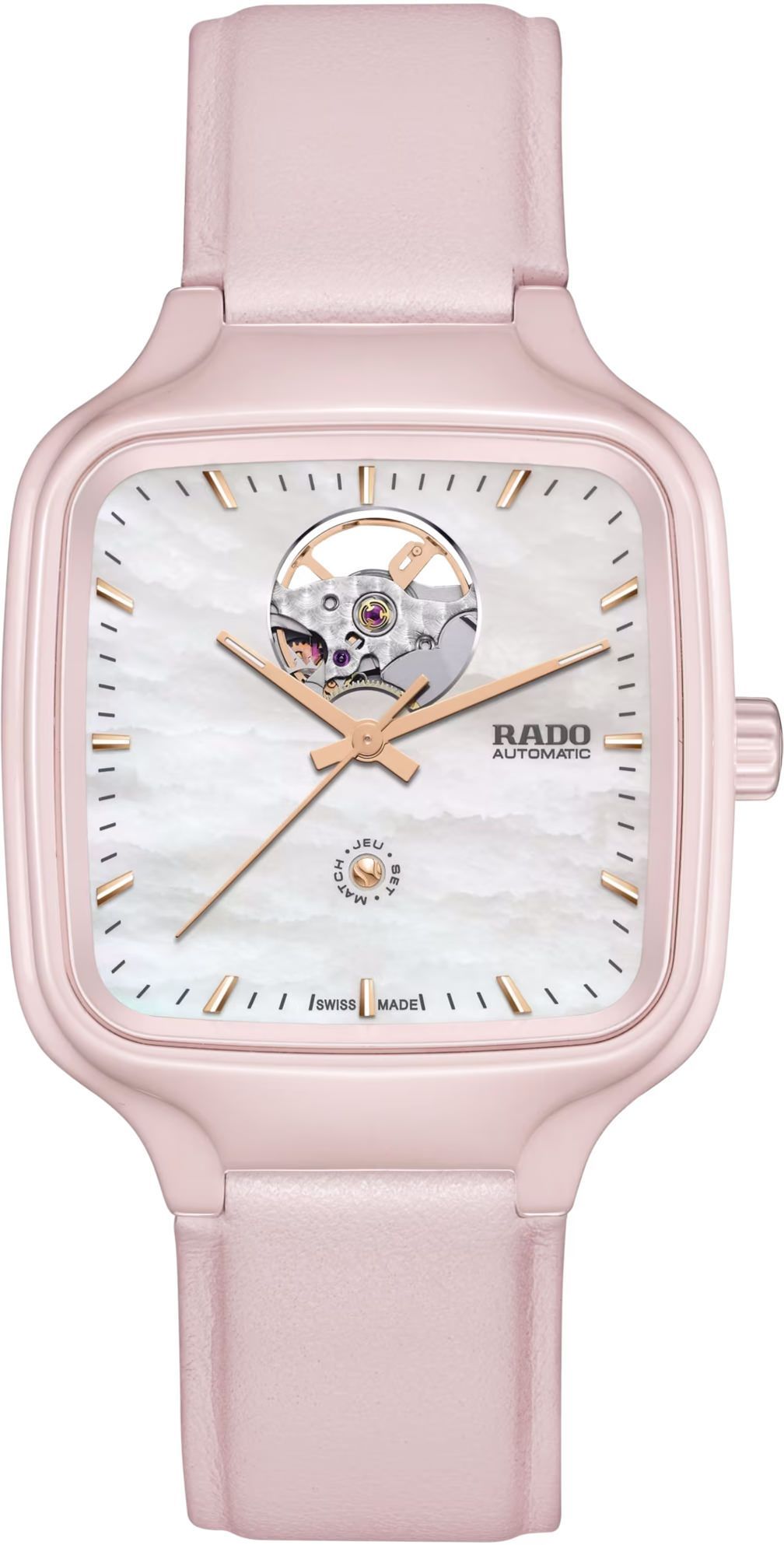 Rado True Square  White Dial 38 mm Automatic Watch For Women - 1