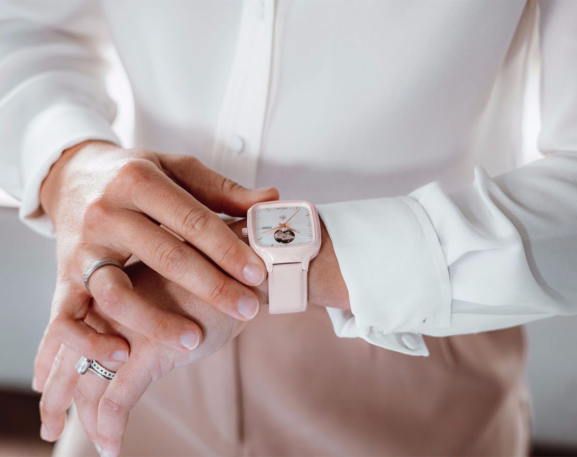 Rado True Square  White Dial 38 mm Automatic Watch For Women - 6