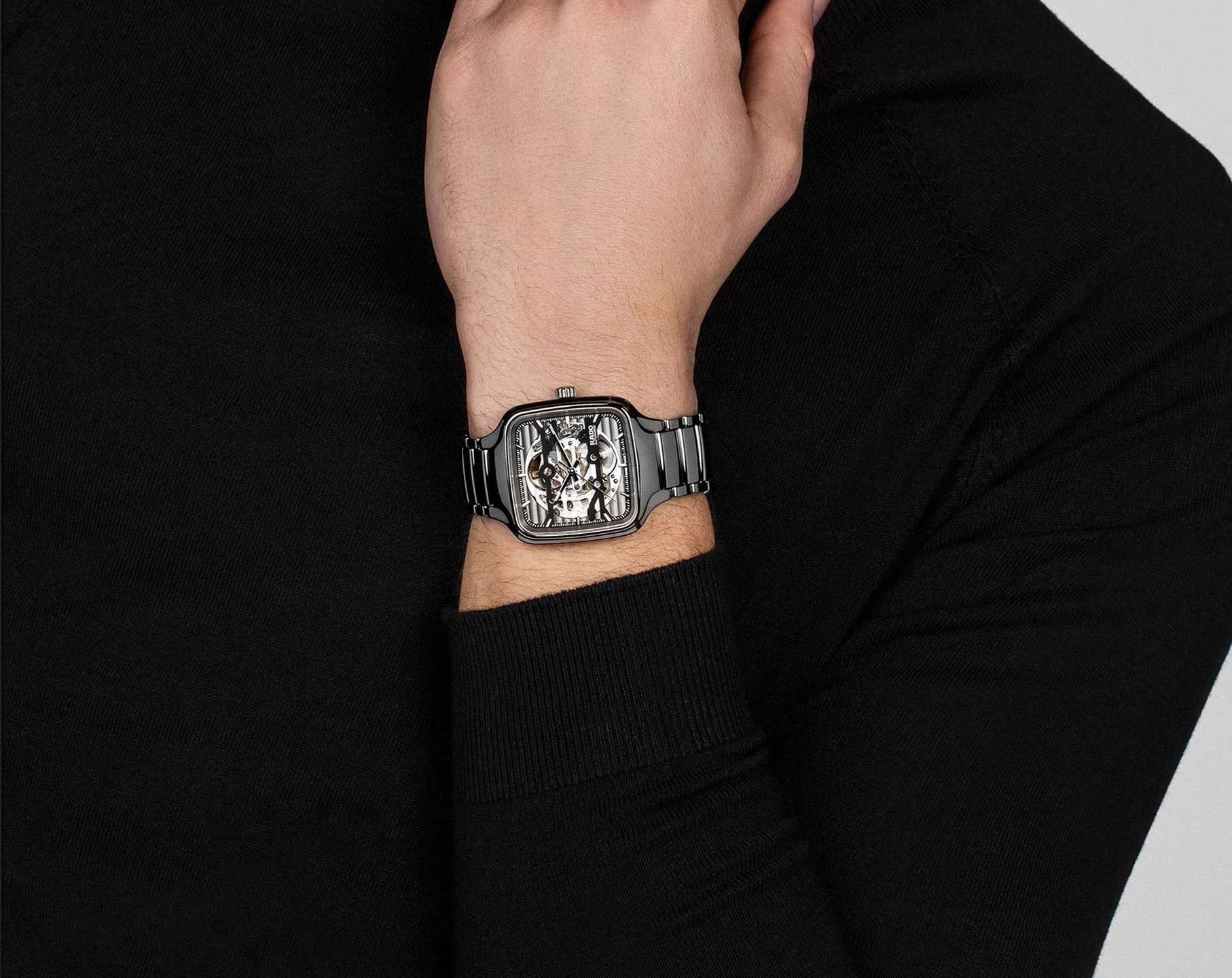 Rado True Square  Skeleton Dial 38 mm Automatic Watch For Unisex - 6