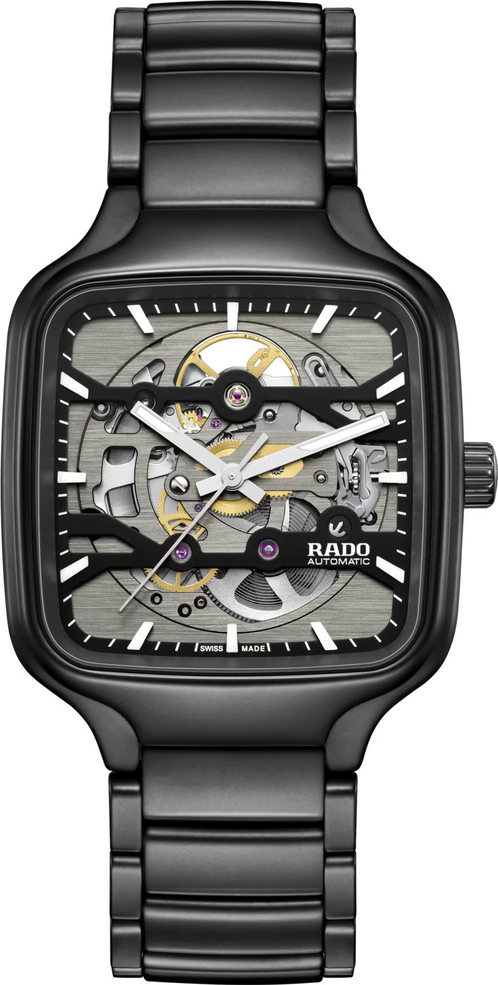 Rado True Square  Skeleton Dial 38 mm Automatic Watch For Unisex - 1