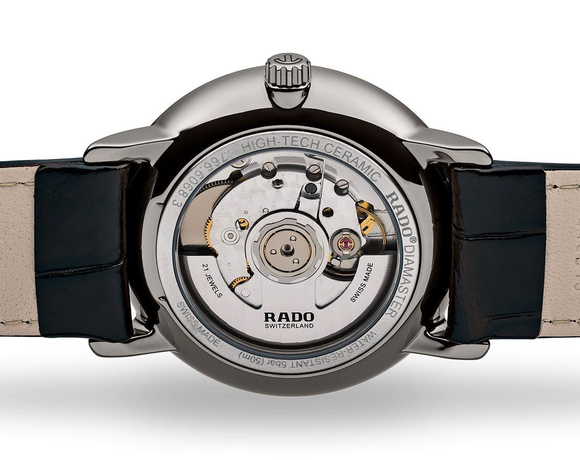 Rado  40.7 mm Watch in Grey Dial For Men - 4