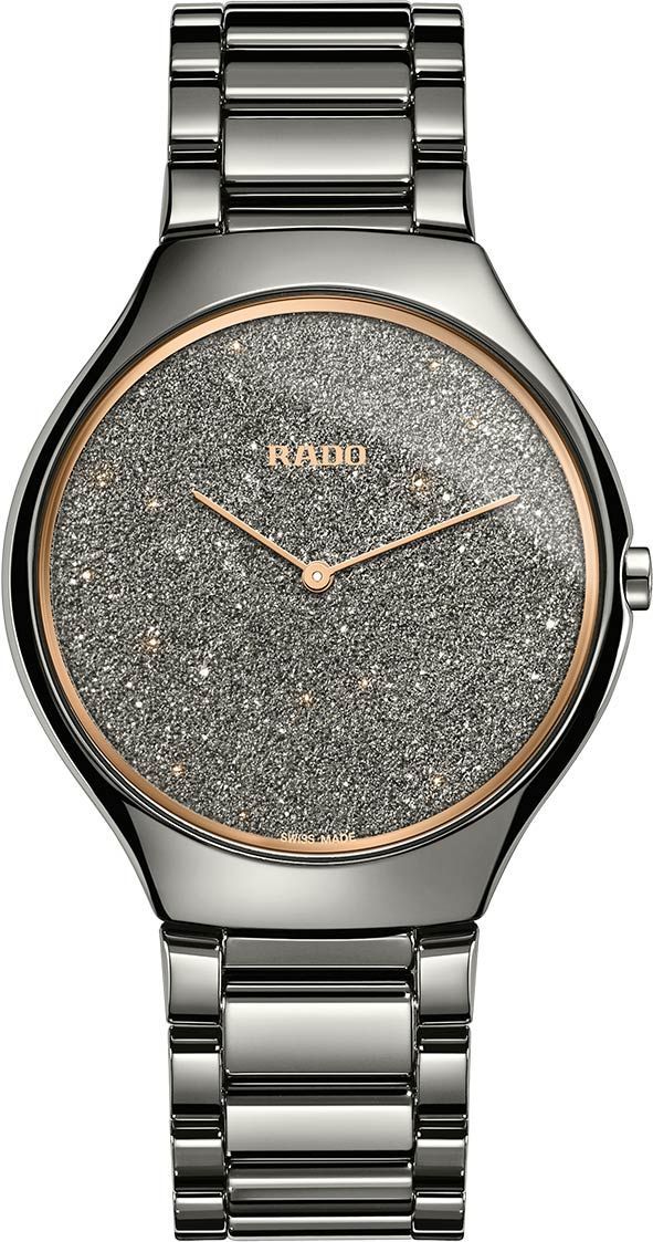 Rado True Thinline  Grey Dial 39 mm Quartz Watch For Men - 1