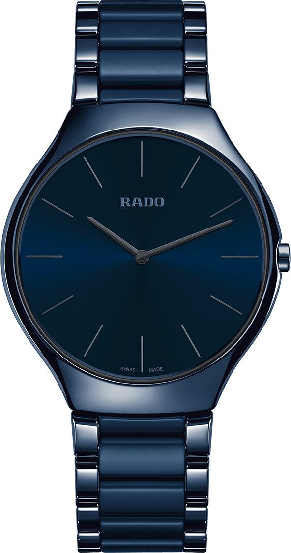 Rado True Thinline  Blue Dial 39 mm Quartz Watch For Men - 1