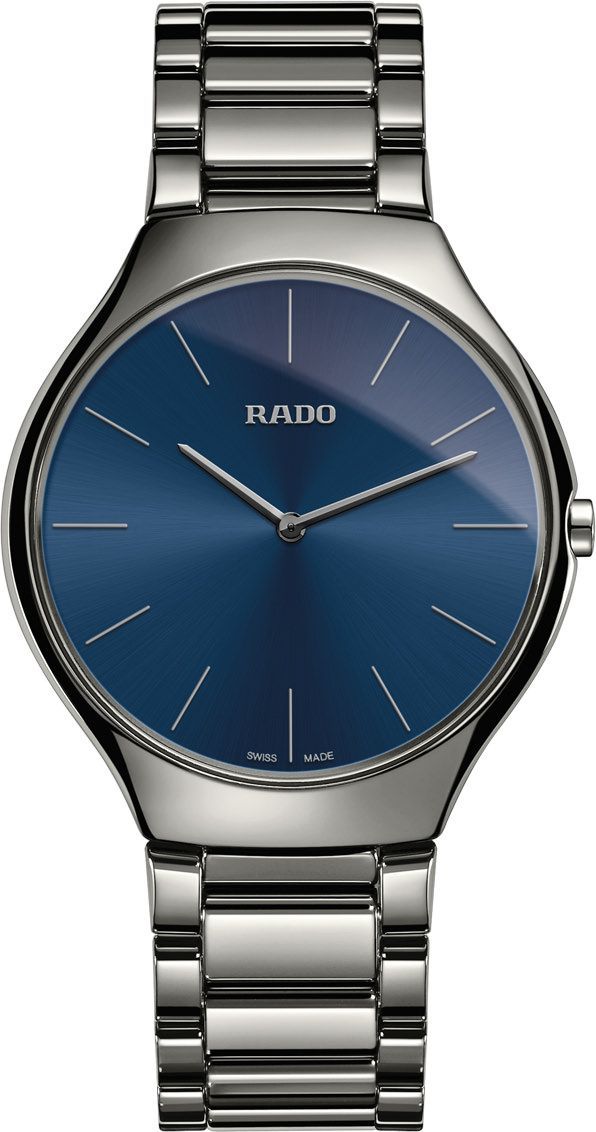 Rado True Round  Blue Dial 39 mm Quartz Watch For Men - 1