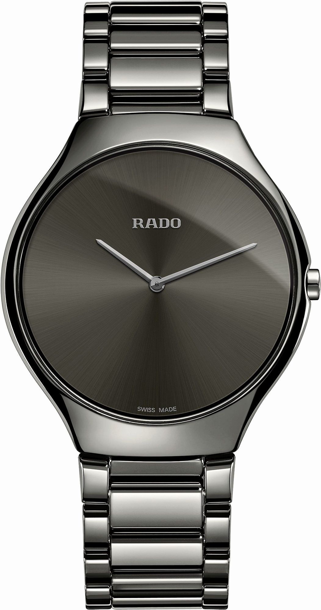 Rado True Round  Grey Dial 39 mm Quartz Watch For Men - 1
