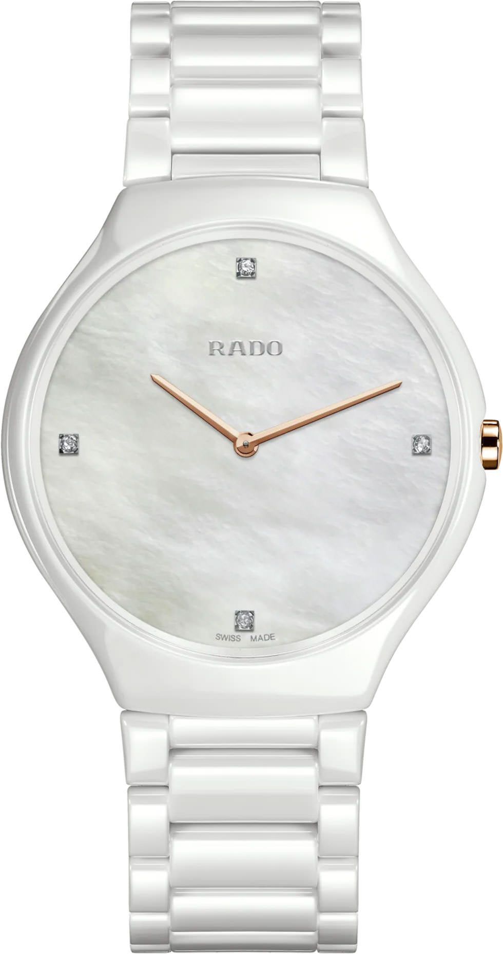 Rado True Thinline  MOP Dial 39 mm Quartz Watch For Women - 1