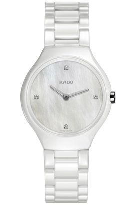 Rado True Round  MOP Dial 30 mm Quartz Watch For Women - 1