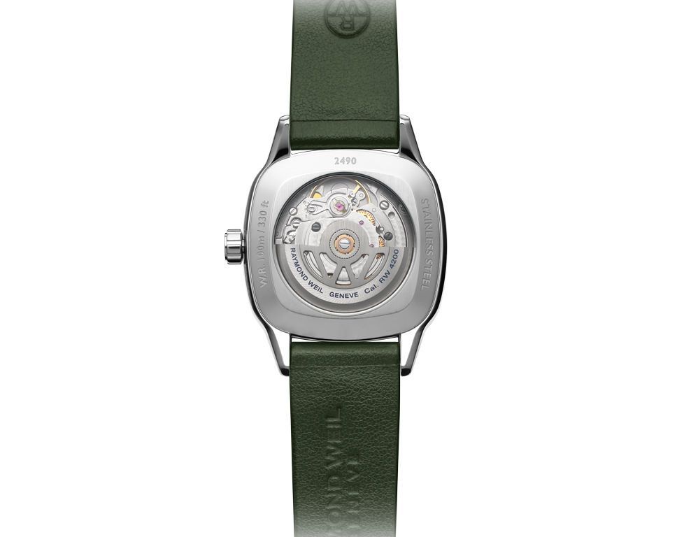 Raymond Weil Freelancer  Green Dial 34.5 mm Automatic Watch For Women - 3