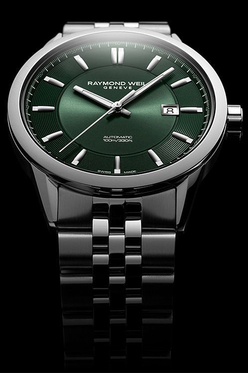 Raymond Weil Freelancer  Green Dial 42 mm Automatic Watch For Men - 7