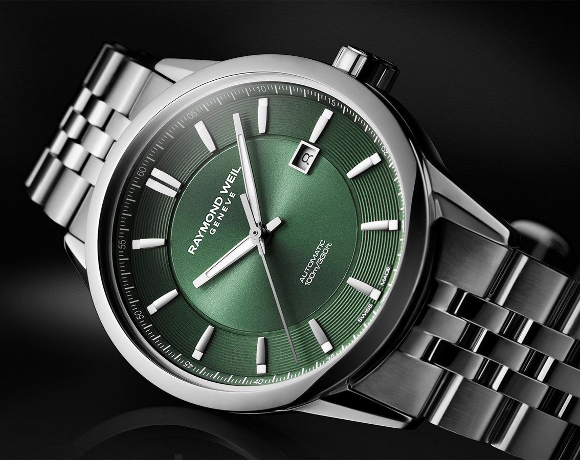 Raymond Weil Freelancer  Green Dial 42 mm Automatic Watch For Men - 4