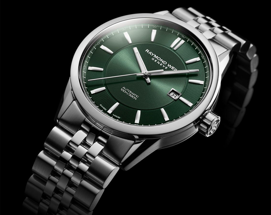 Raymond Weil Freelancer  Green Dial 42 mm Automatic Watch For Men - 5