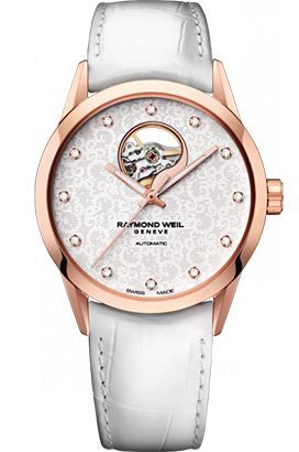 Raymond Weil Freelancer  White Dial 38 mm Automatic Watch For Women - 1