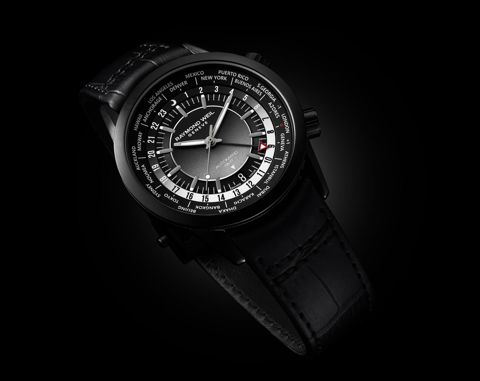 Raymond Weil  40.5 mm Watch in Black Dial For Men - 7