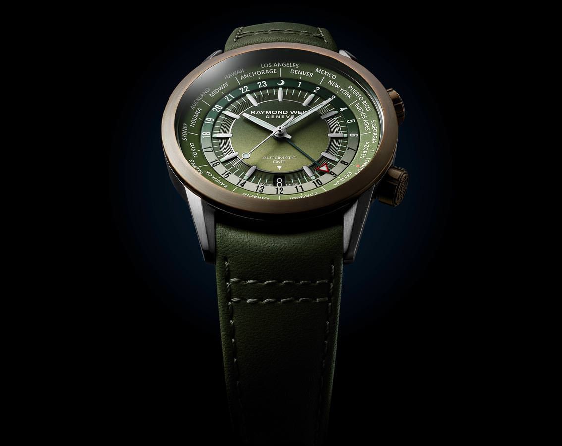 Raymond Weil  40.5 mm Watch in Green Dial For Men - 7