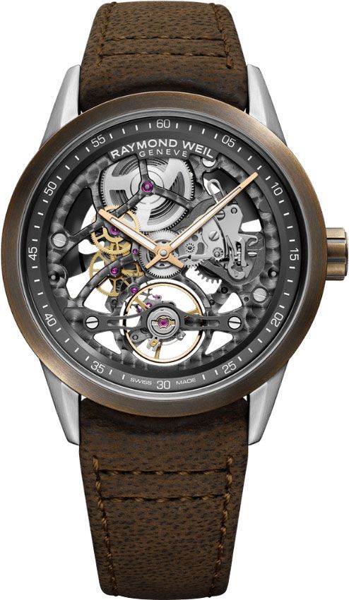 Raymond Weil  42 mm Watch in Skeleton Dial For Men - 1
