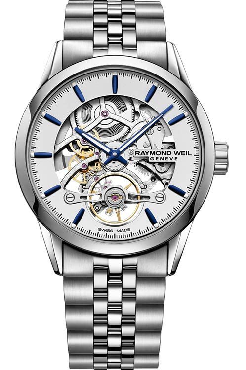 Raymond Weil Freelancer 43 mm Watch in Skeleton Dial