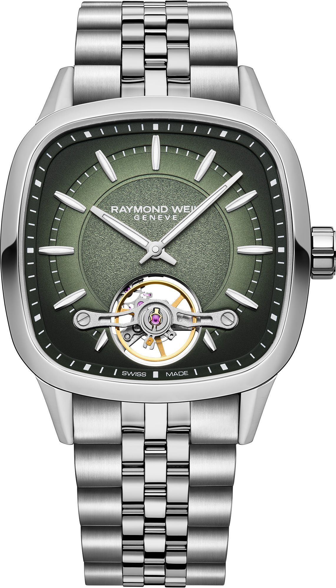 Raymond Weil Freelancer  Green Dial 40 mm Automatic Watch For Men - 1