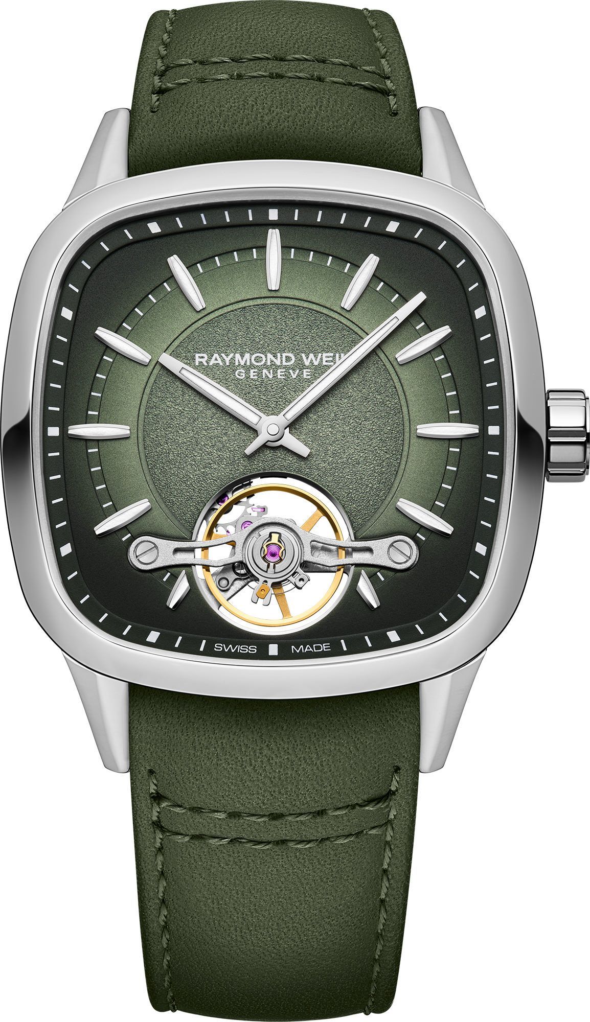 Raymond Weil Freelancer  Green Dial 40 mm Automatic Watch For Men - 1