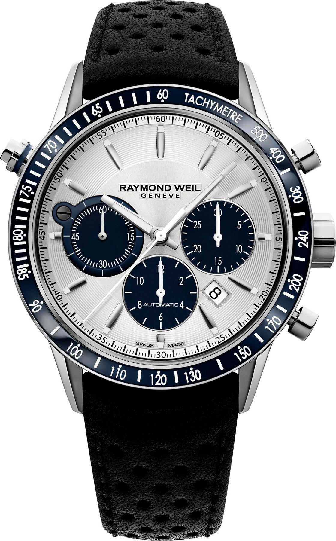 Raymond Weil Freelancer  Silver Dial 43.5 mm Automatic Watch For Men - 1