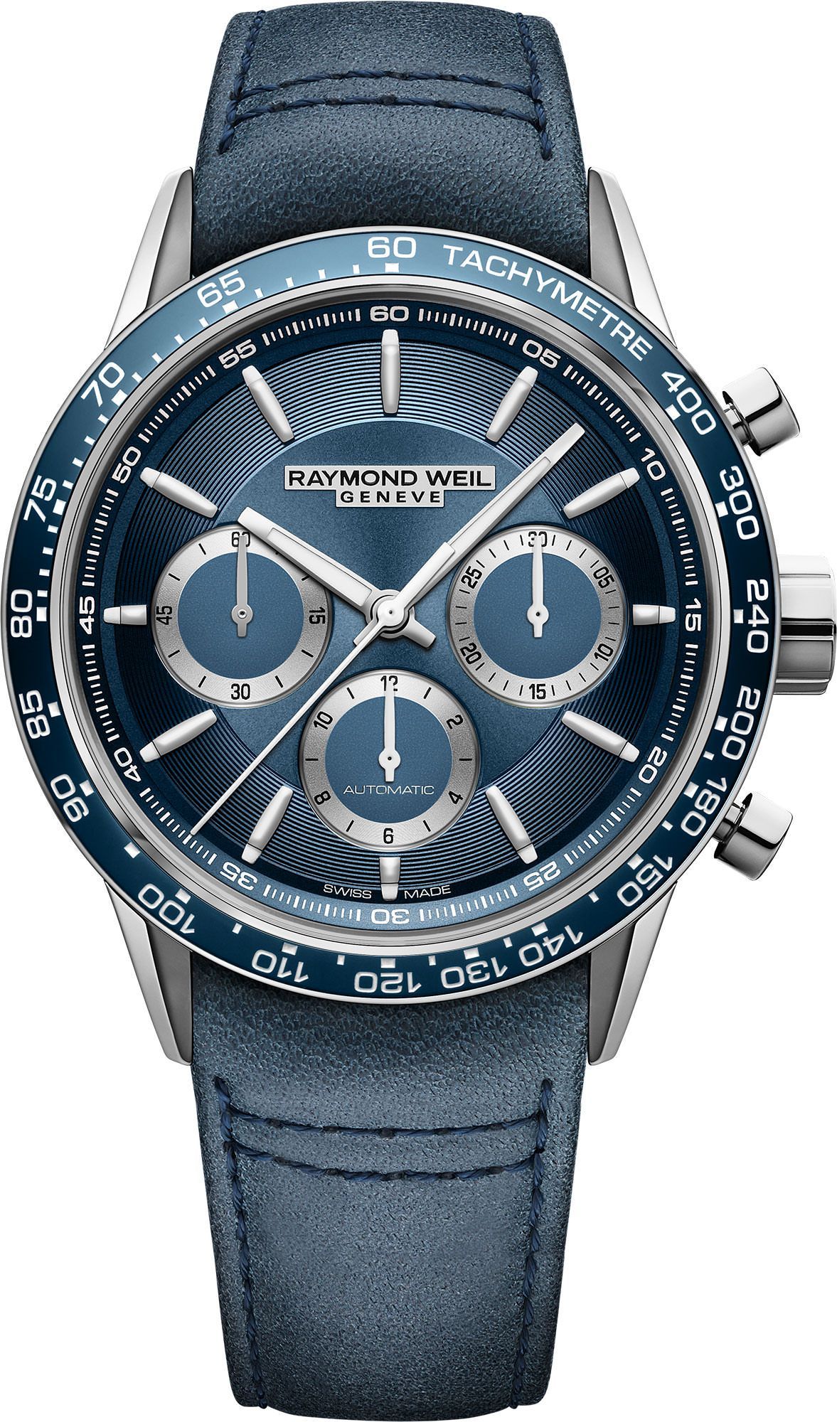 Raymond Weil Freelancer  Blue Dial 43.5 mm Automatic Watch For Men - 1
