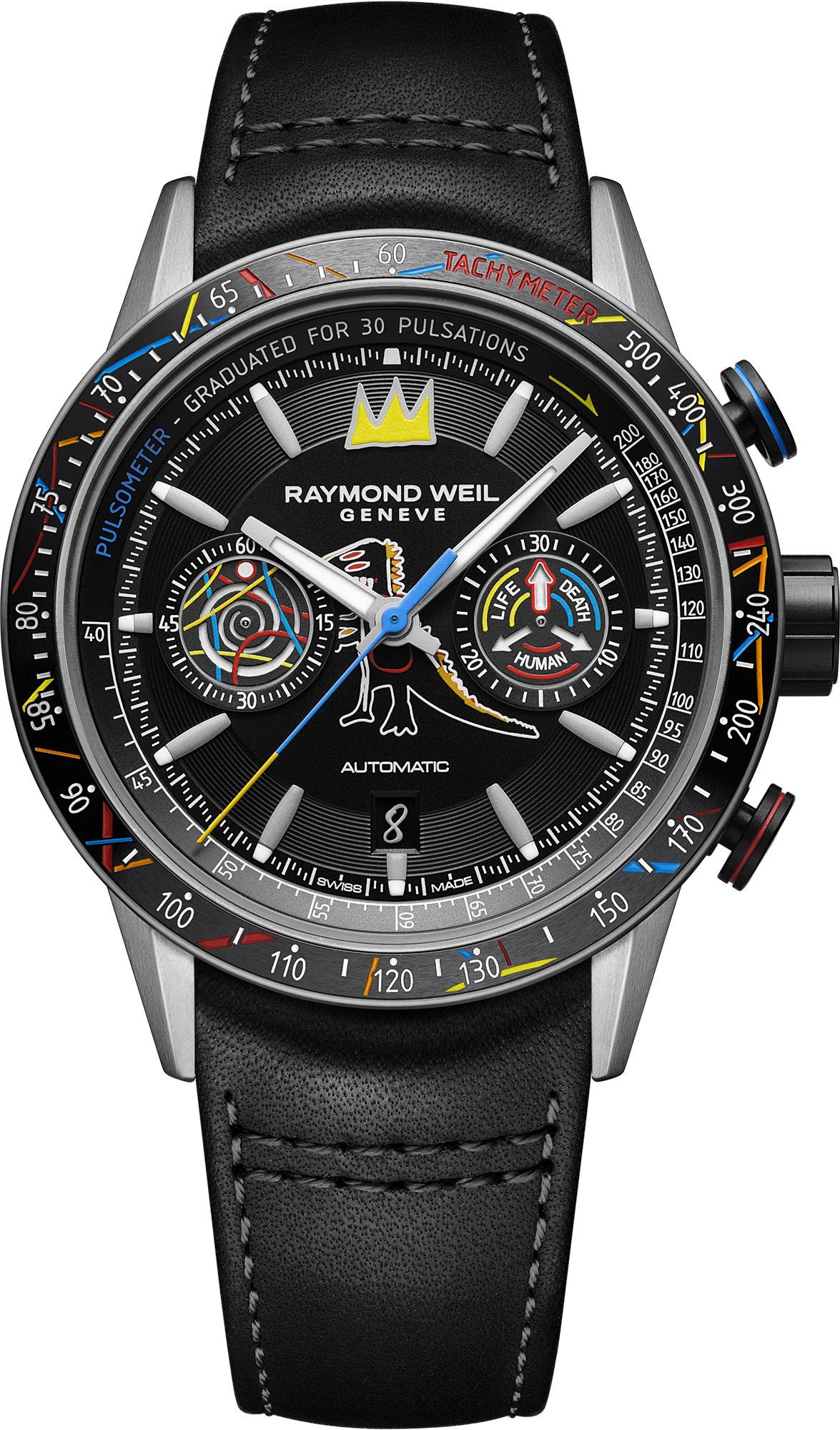 Raymond Weil  43.5 mm Watch in Black Dial For Men - 1