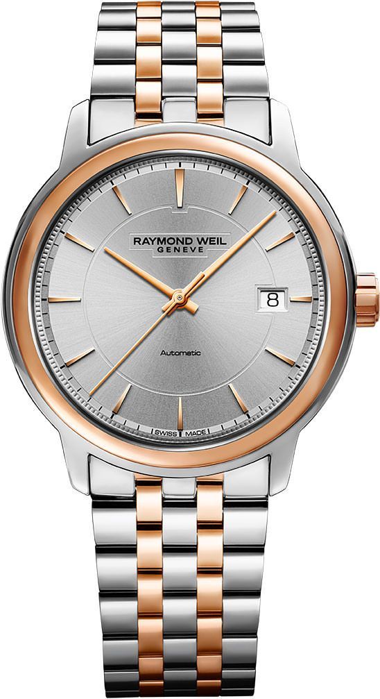 Raymond Weil Maestro  Silver Dial 39.5 mm Automatic Watch For Men - 1